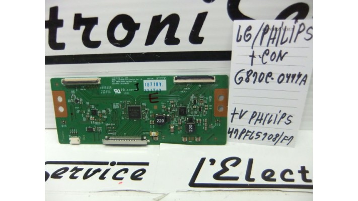 LG 6870C-0444A module t-con board.